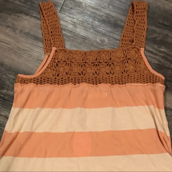 NWT Free People Luca Striped Crochet Dress - Picture 6 of 7